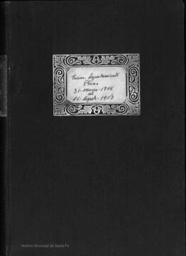 Libro de actas del Ayuntamiento Pleno