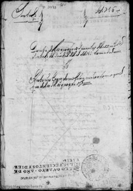 Cuenta de propios y rentas de 1715