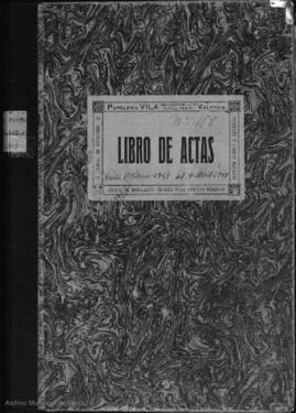 Libro de actas de la Comisión Gestora