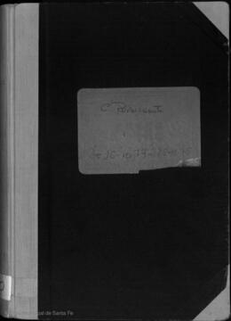 Libro de actas de la Comisión Municipal Permanente