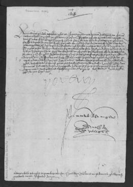 Real Cédula de Carlos I para nombrar mayordomo de la fábrica de la iglesia colegial de Santa Fe (1526, julio, 20. Granada)