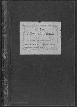 Libro de actas de la Comisión Gestora