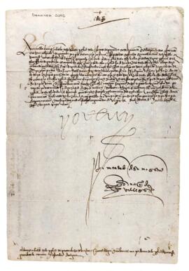 Cédula real de Carlos I al Dean y cabildo de la iglesia de Granada para que guarden la exención que posee el concejo de Santa Fe para nombrar al mayordomo de la fábrica de la iglesia colegial.