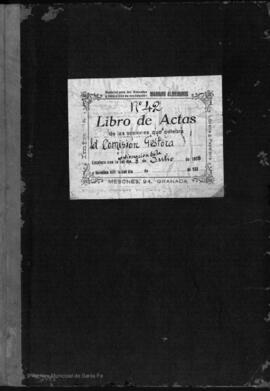 Libro de actas de la Comisión Gestora