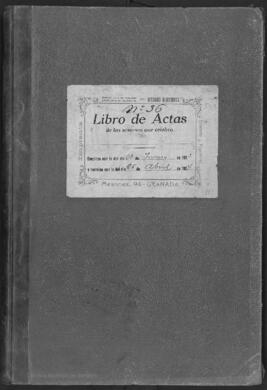 Libro de actas de las sesiones del Ayuntamiento