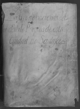 Libro de Hacienda del caudal de propios. Índice