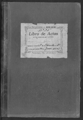 Libro de actas de las sesiones del Ayuntamiento