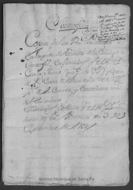 Privilegios y Carta ejecutoria para la exención de tributos de la ciudad de Santa Fe (1729, septiembre, 20. Madrid). Traslado