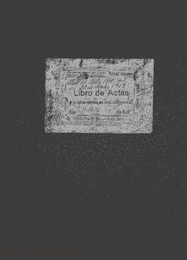 Libro de actas del Ayuntamiento