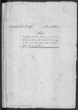 Libro de actas de las sesiones del Ayuntamiento