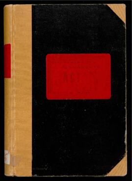 Libro de actas de la Comisión Municipal Permanente