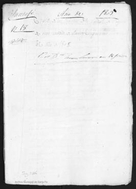 Cuenta de propios de 1808. Copia