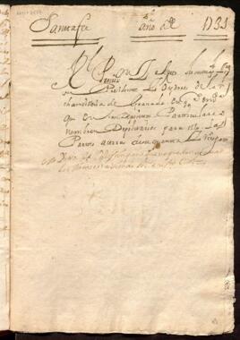 Autos promovidos a instancia del licenciado Alonso de Rivera, presbítero y abogado en la Corte, contra el concejo de Santa Fe para que nombre depositario en la ejecución de bienes de Joaquín García