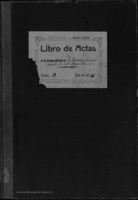 Libro de actas de la Comisión Permanente del Ayuntamiento