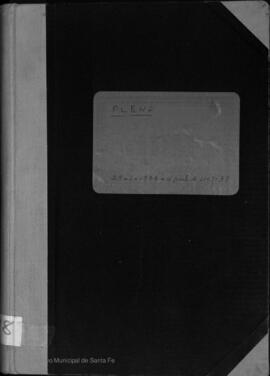 Libro de actas del Ayuntamiento Pleno