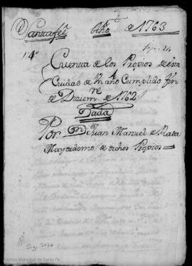 Cuenta de propios de 1762