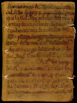 Carta ejecutoria otorgada por el rey Felipe III en el pleito de Álvaro de Paz y consortes, regidores de la ciudad de Santa Fe, contra los alcaldes ordinarios y alguacil mayor de ella, sobre el nombramiento Juan Pérez de Vaz como alguacil mayor.