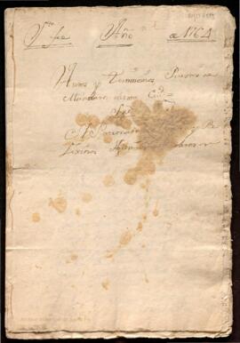 Autos y testimonios sobre el patronato del Convento de los Agustinos Recoletos de Santa Fe