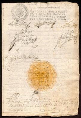 Expediente de elección de Alcaldes de 1698