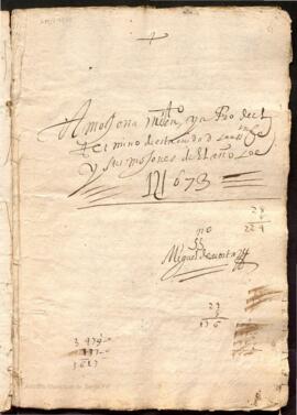 Expedientes de apeo y amojonamiento de 1568, 1606 y 1673