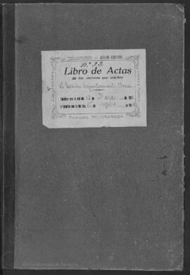 Libro de actas del Ayuntamiento Pleno y de la Comisión Gestora Administrativa