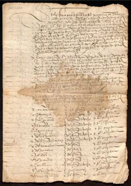 Expediente de elección de Alcaldes de 1577