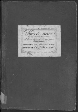 Libro de actas de las sesiones del Ayuntamiento Pleno