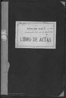 Libro de actas del Ayuntamiento Pleno y de la Comisión Municipal Permanente