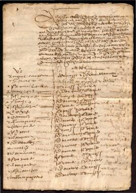 Expediente de elección de Alcaldes de 1590