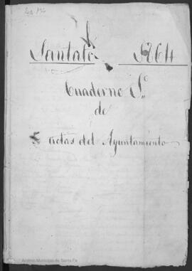 Cuaderno de actas del Ayuntamiento