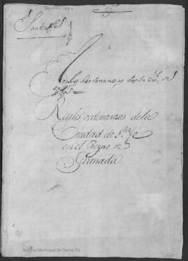 Real Provisión de Carlos II confirmando las Reales Ordenanzas de la ciudad de Santa Fe (1699, julio, 6. Madrid). Traslado