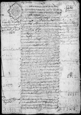Cuenta de propios de 1686