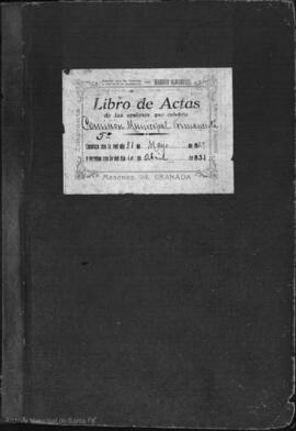 Libro de actas de la Comisión Permanente