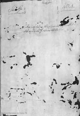 Libro Capitular de los acuerdos del Cabildo