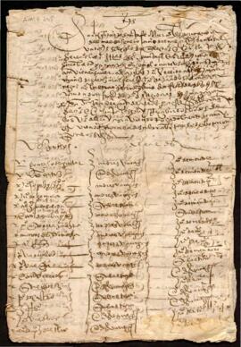 Expediente de elección de Alcaldes de 1586