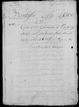Cuenta de propios de 1784. Copia