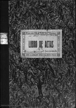 Libro de actas de la Comisión Permanente