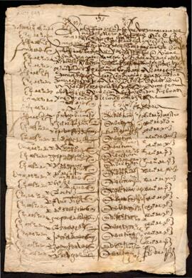 Expediente de elección de Alcaldes de 1587