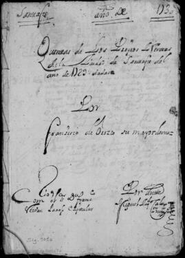 Cuenta de propios y rentas de 1729