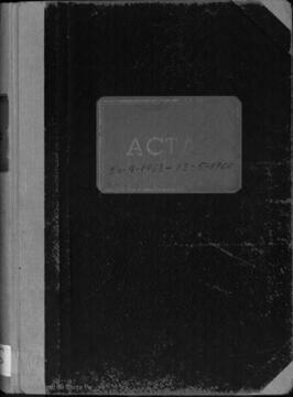 Libro de actas de la Comisión Municipal Permanente