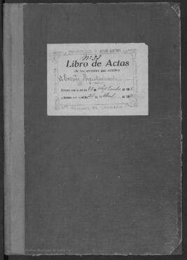 Libro de actas de las sesiones del Ayuntamiento