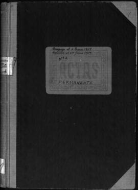 Libro de actas de la Comisión Municipal Permanente